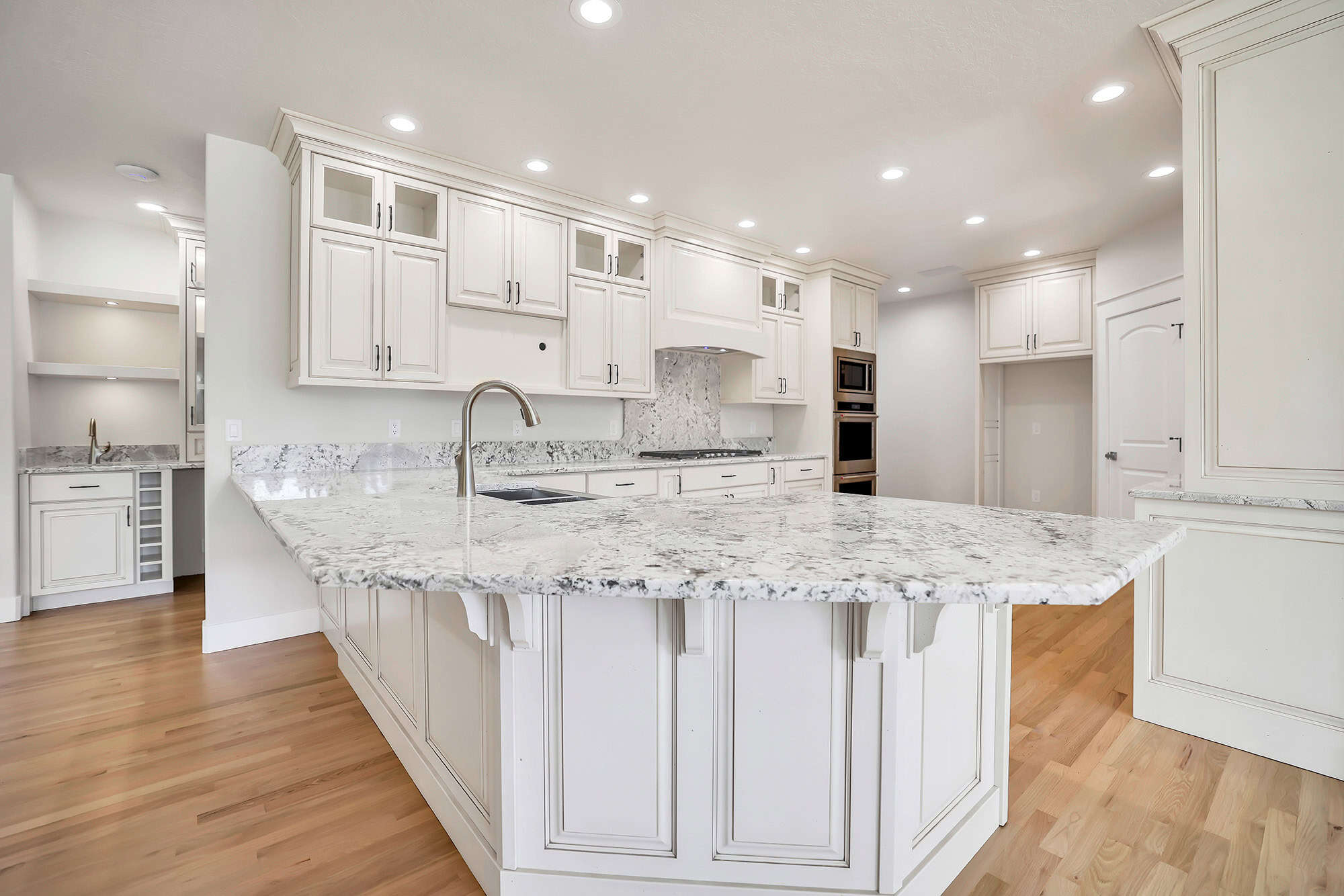 A remodeled kitchen by Bolton Built